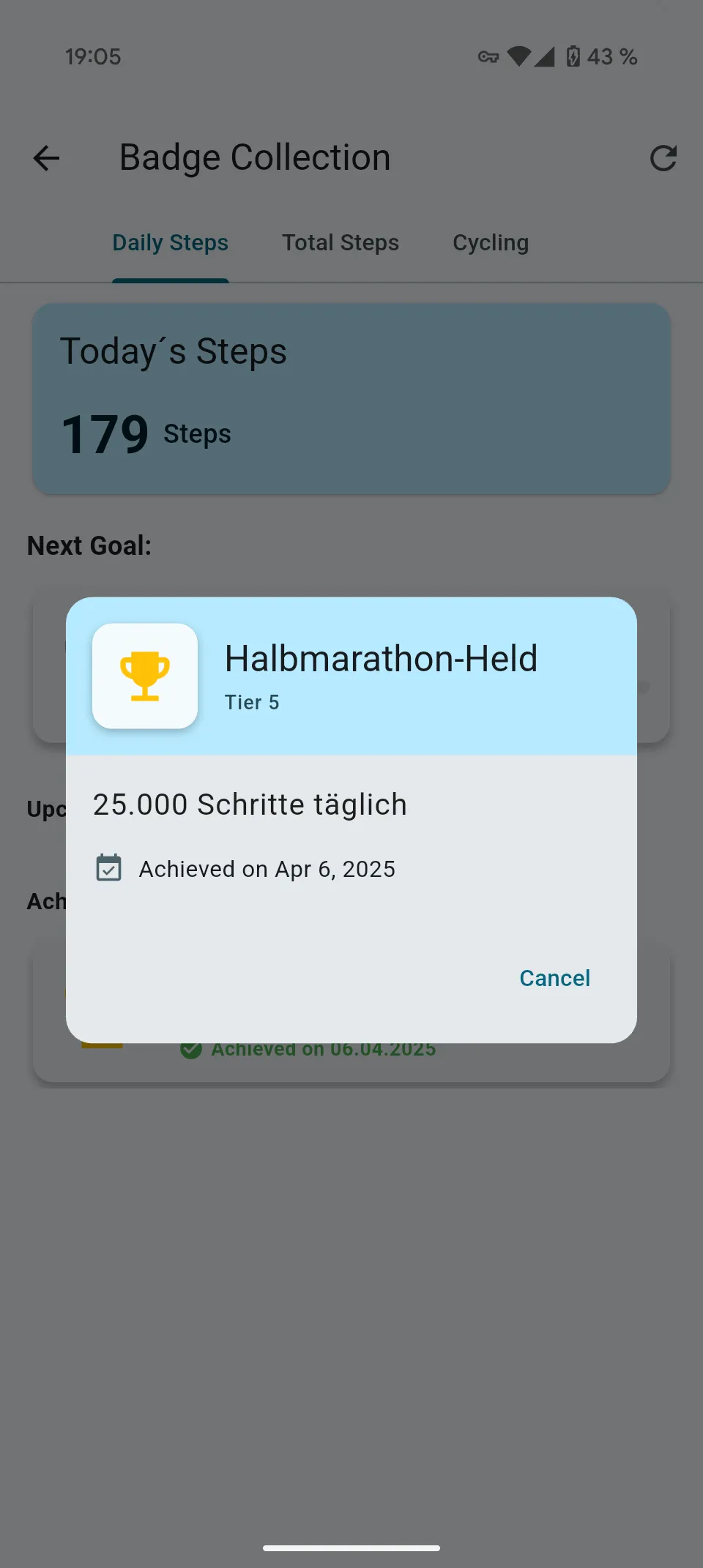MoveTopia - Fitness-Tracking App Screenshot 5