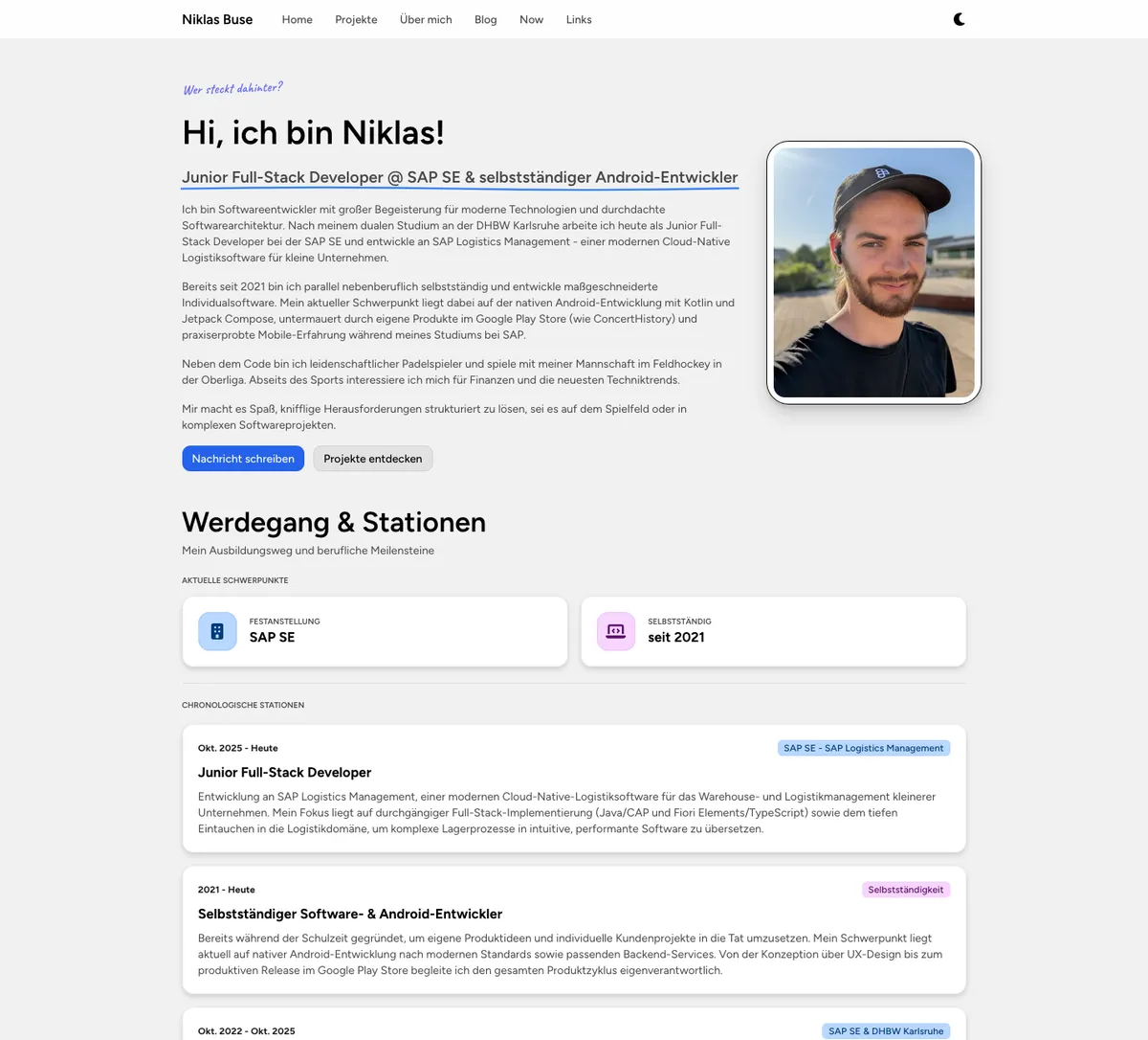 Portfolio Website Screenshot 4