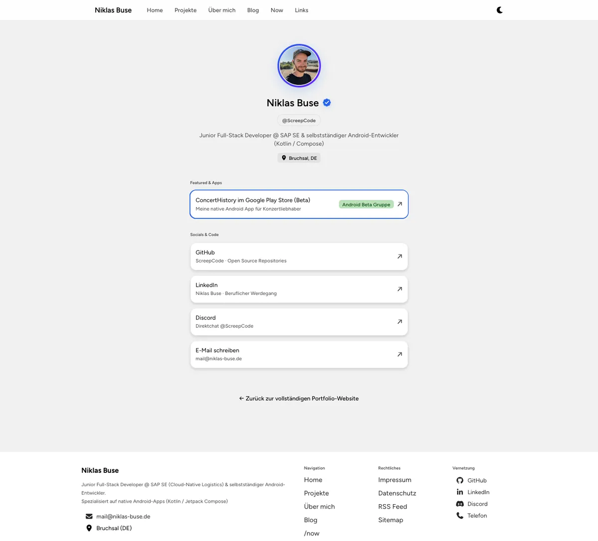 Portfolio Website Screenshot 8
